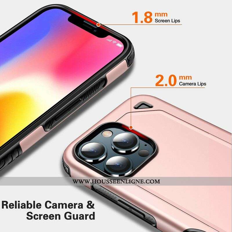 Coque iPhone 13 Pro Armor Effet Métal