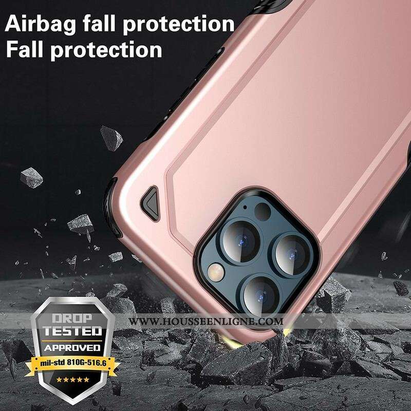 Coque iPhone 13 Pro Armor Effet Métal