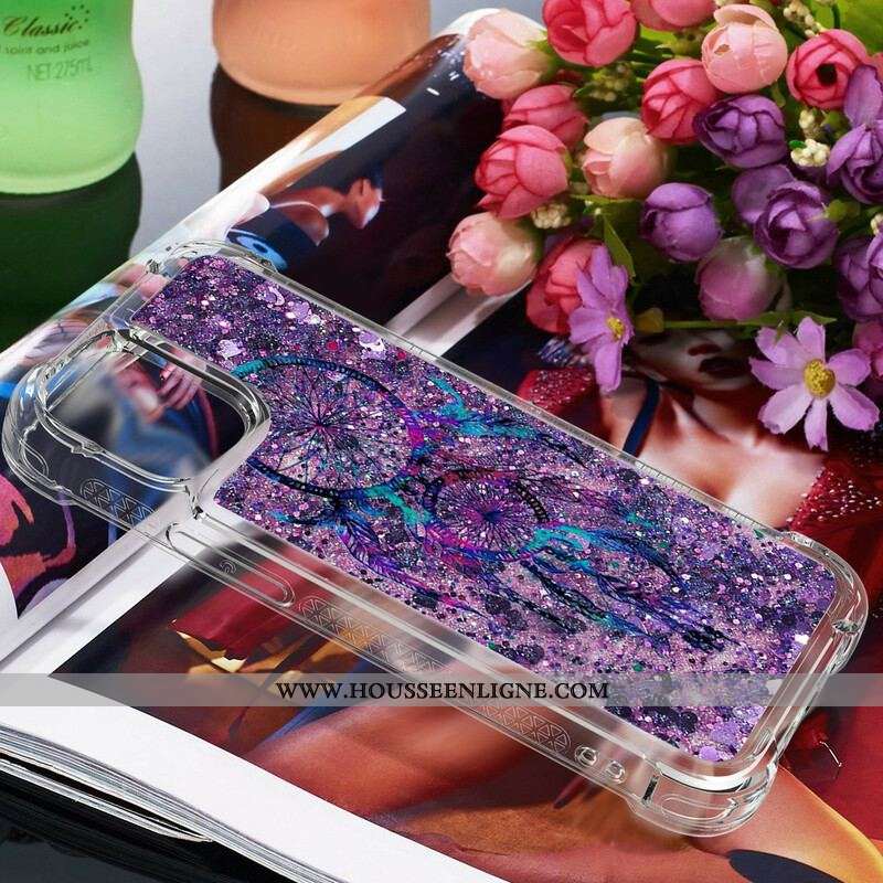 Coque iPhone 13 Pro Attrape Rêves Paillettes