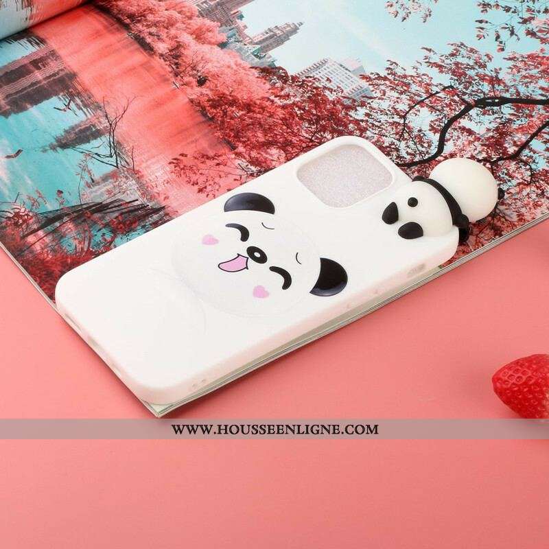 Coque iPhone 13 Pro Cool Panda 3D