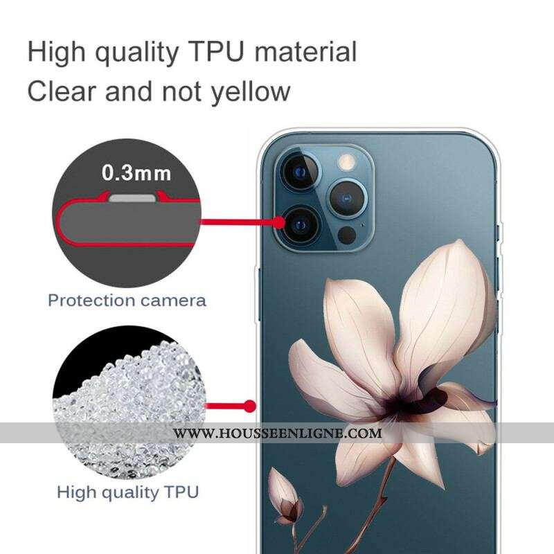 Coque iPhone 13 Pro Florale Premium