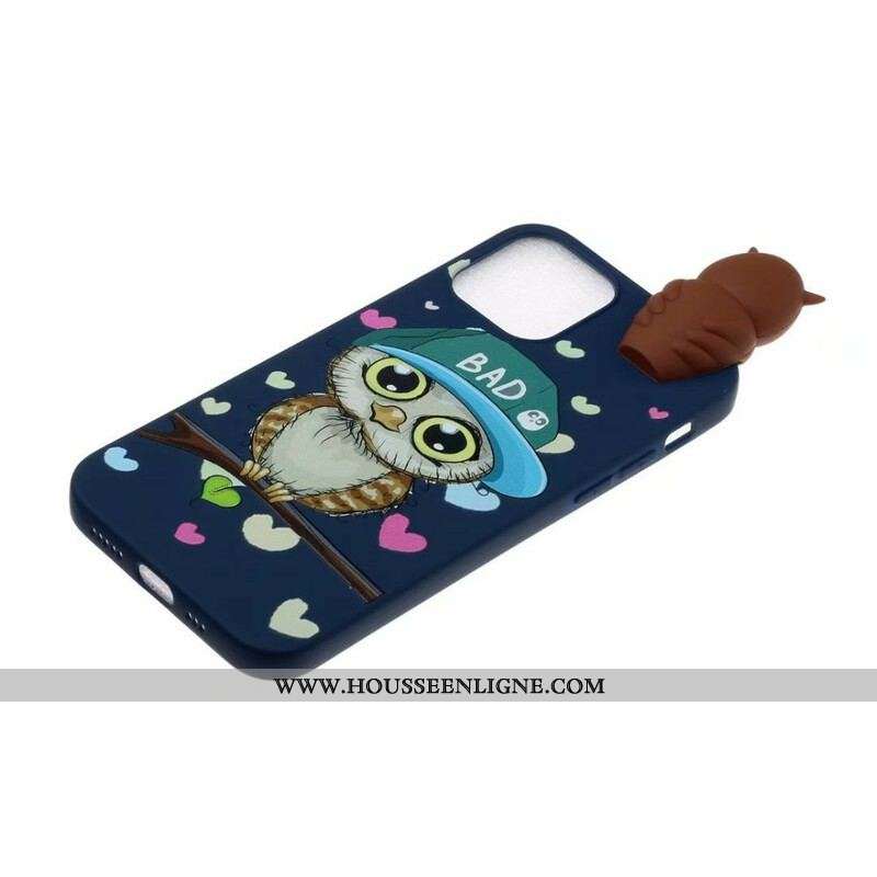 Coque iPhone 13 Pro Max 3D Bad Hibou