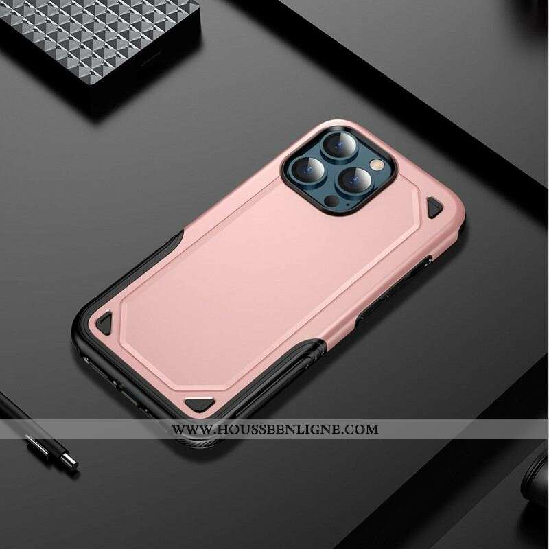 Coque iPhone 13 Pro Max Armor Effet Métal