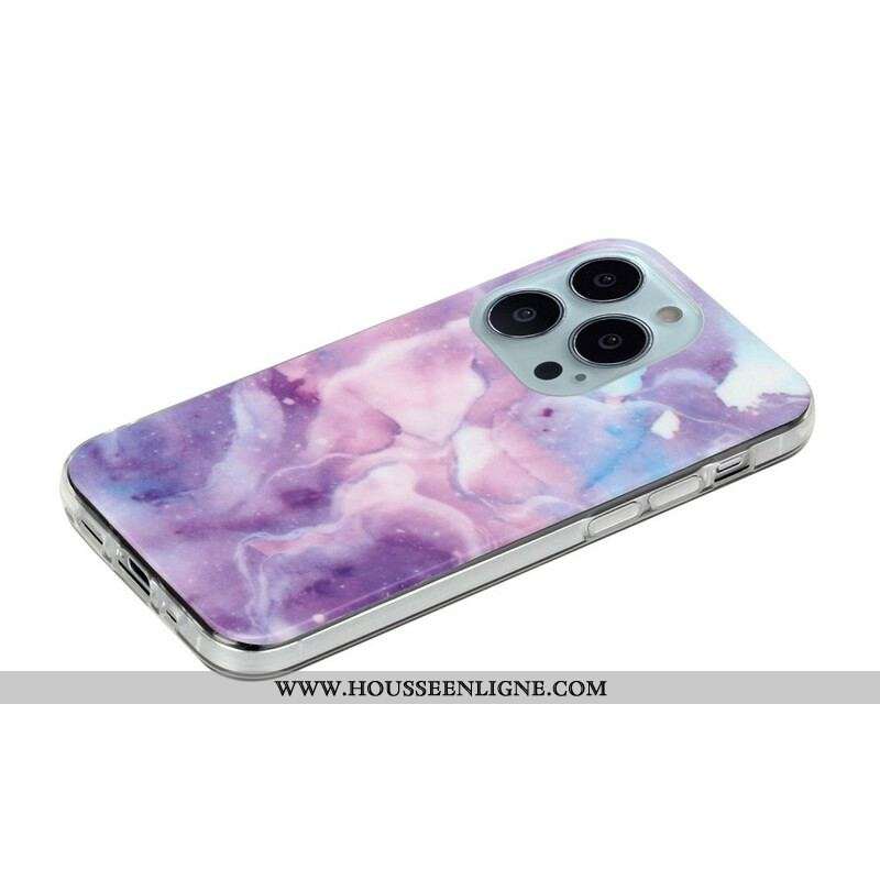 Coque iPhone 13 Pro Max Déclinaison Marbre