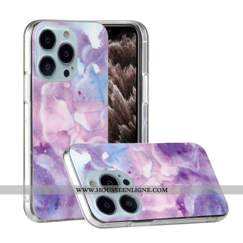 Coque iPhone 13 Pro Max Déclinaison Marbre