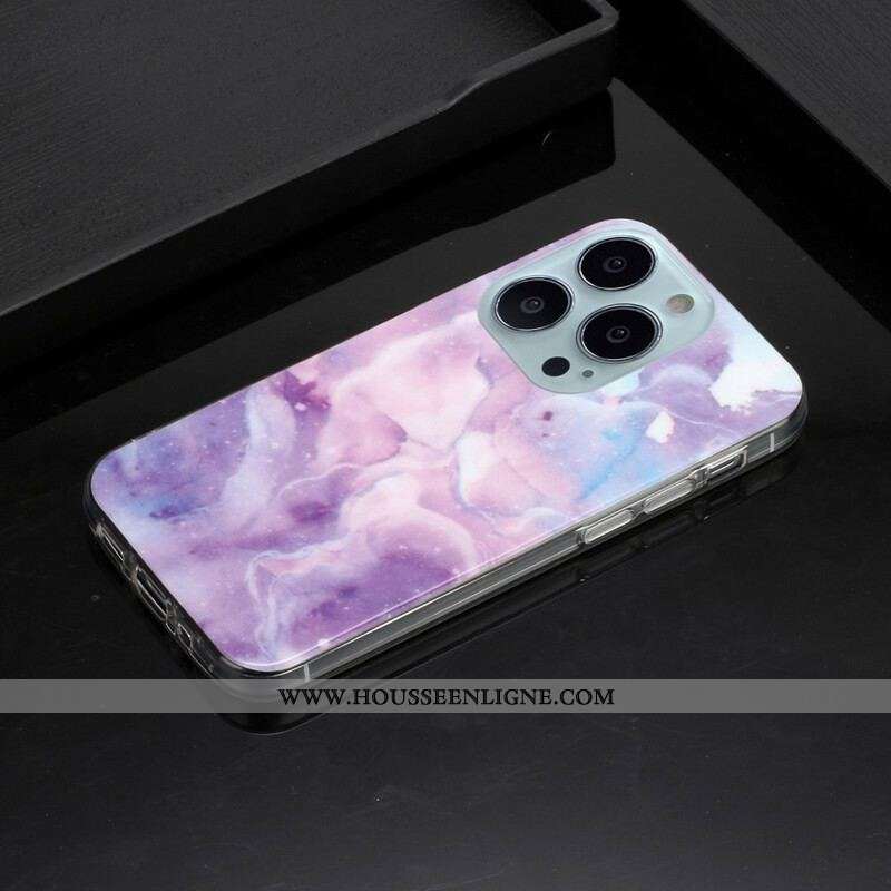 Coque iPhone 13 Pro Max Déclinaison Marbre