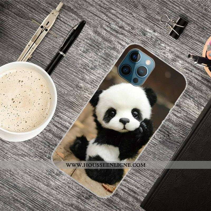 Coque iPhone 13 Pro Max Flexible Panda