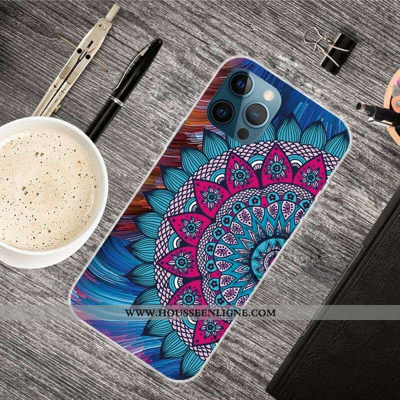 Coque iPhone 13 Pro Max Mandala Coloré