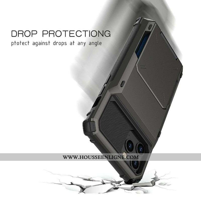 Coque iPhone 13 Pro Max Porte-Carte Style Flip