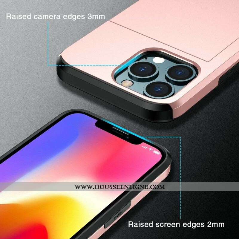 Coque iPhone 13 Pro Max Porte-Carte à Glissière