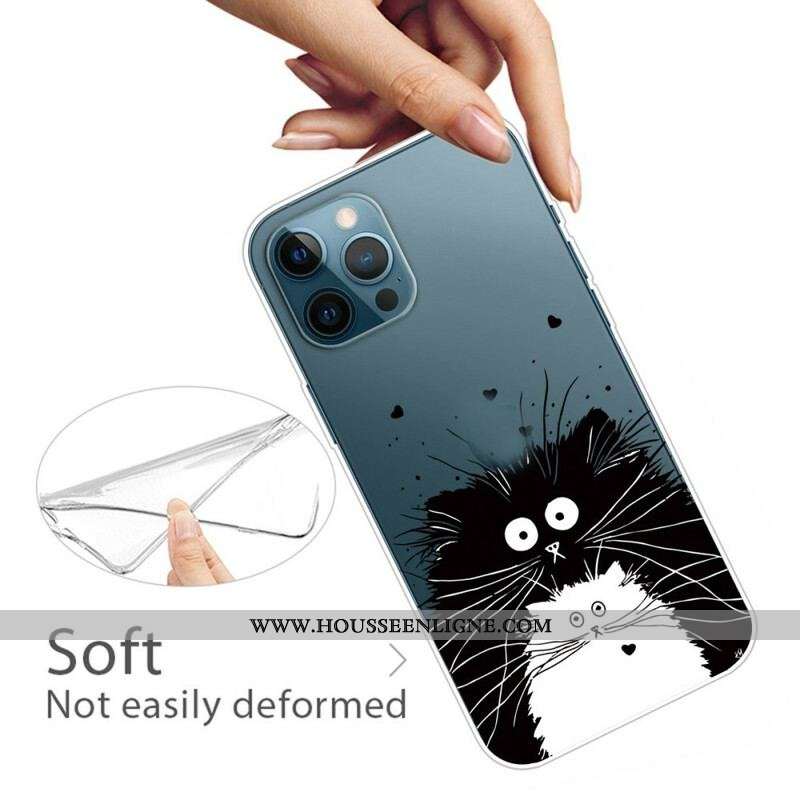 Coque iPhone 13 Pro Max Regarde les Chats