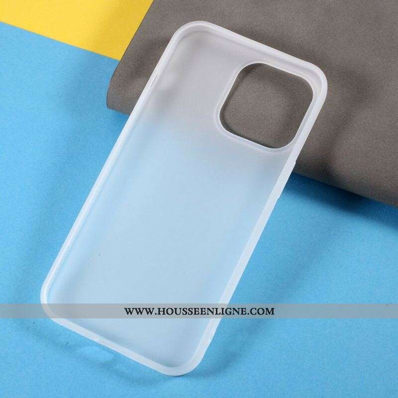 Coque iPhone 13 Pro Max Silicone Flexible Mat