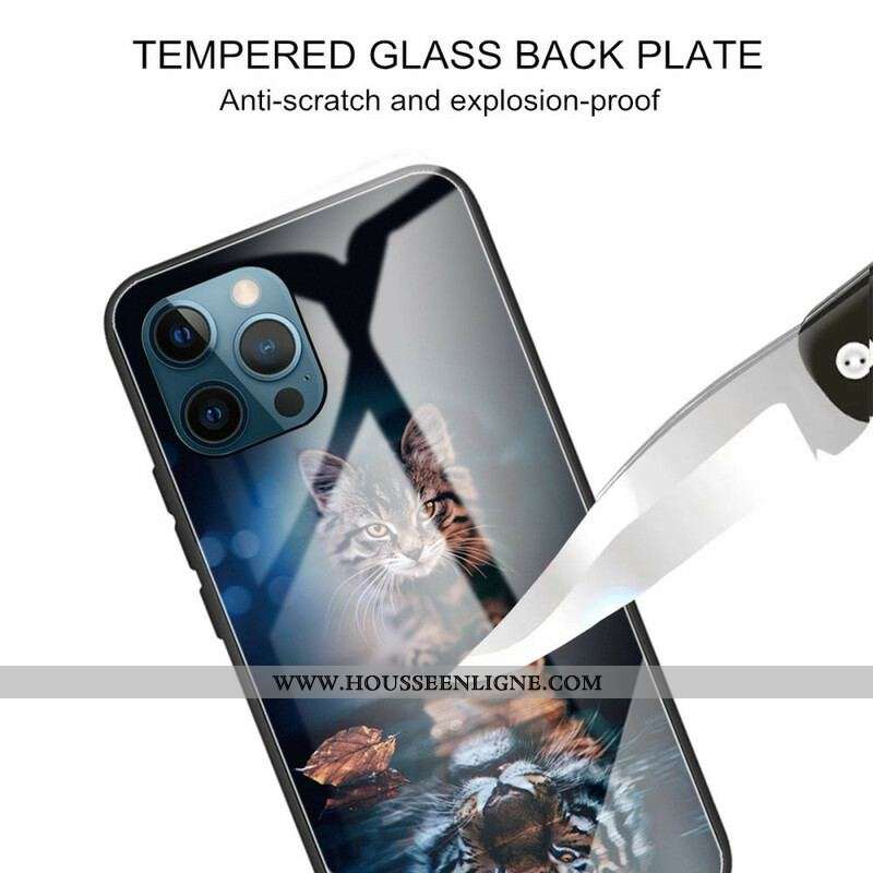 Coque iPhone 13 Pro Max Verre Trempé Mon Tigre