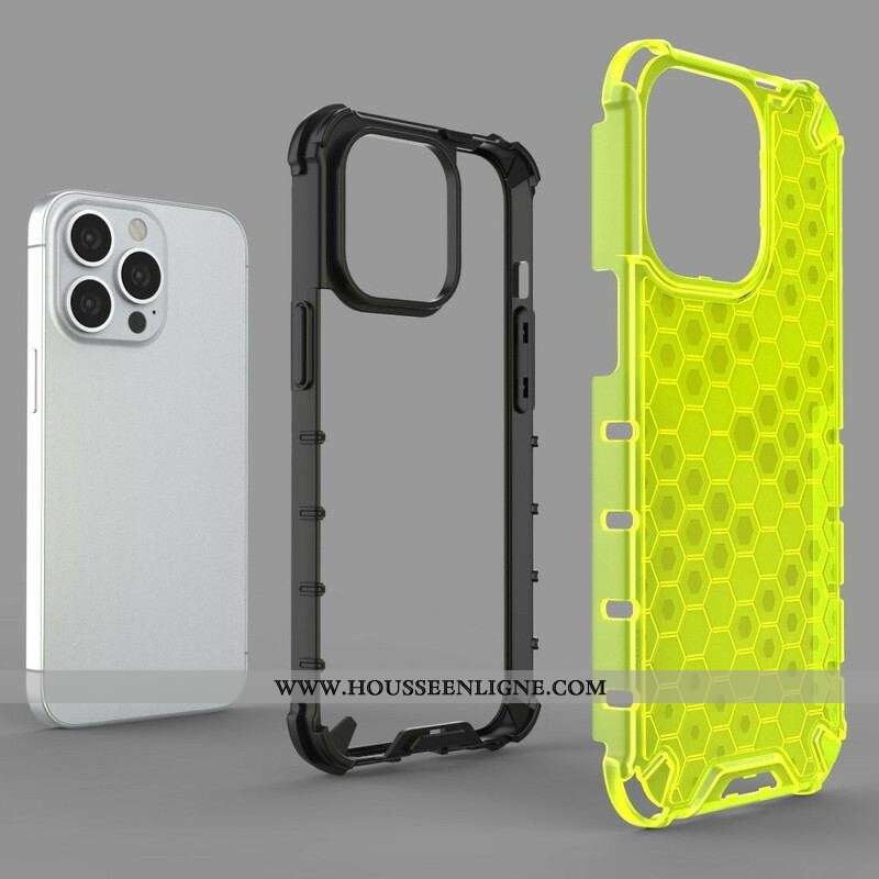 Coque iPhone 13 Pro Style Nid d'Abeille