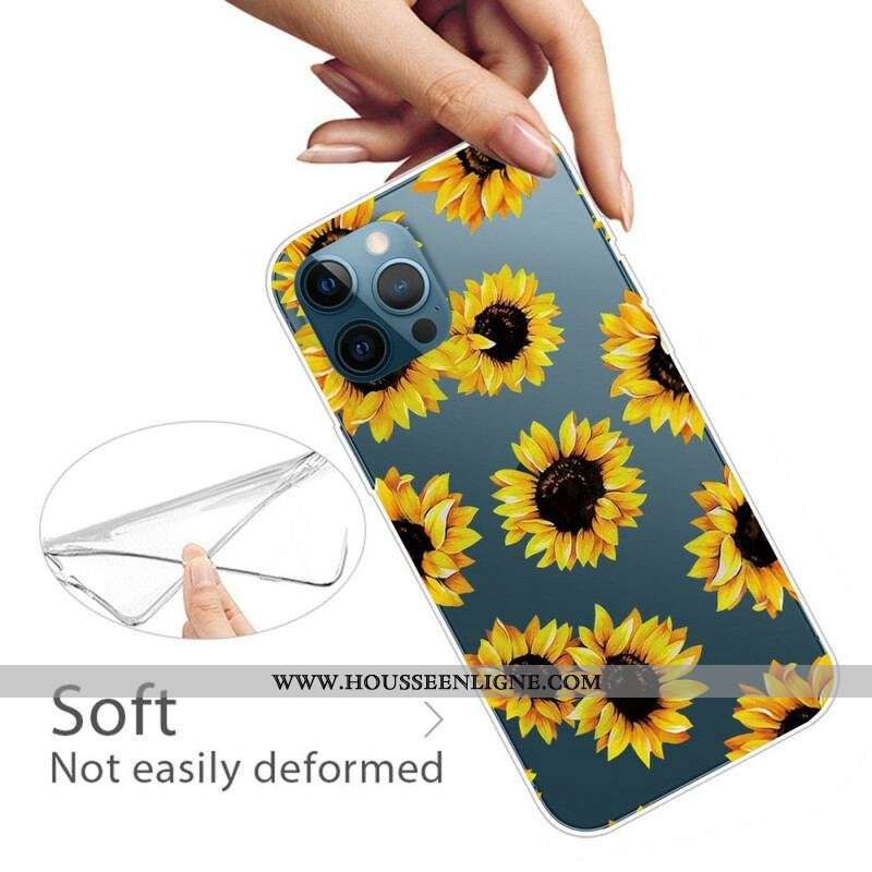 Coque iPhone 13 Pro Tournesols