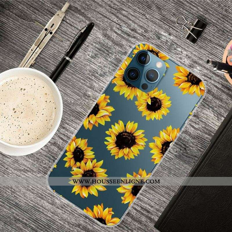 Coque iPhone 13 Pro Tournesols