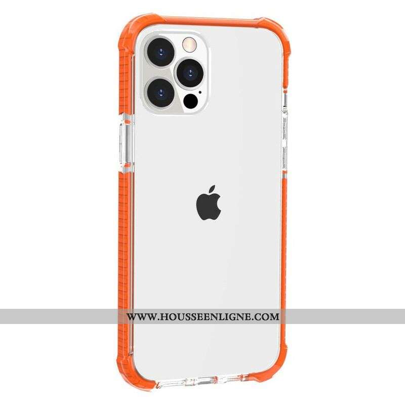 Coque iPhone 13 Pro Transparente Rebords Silicone