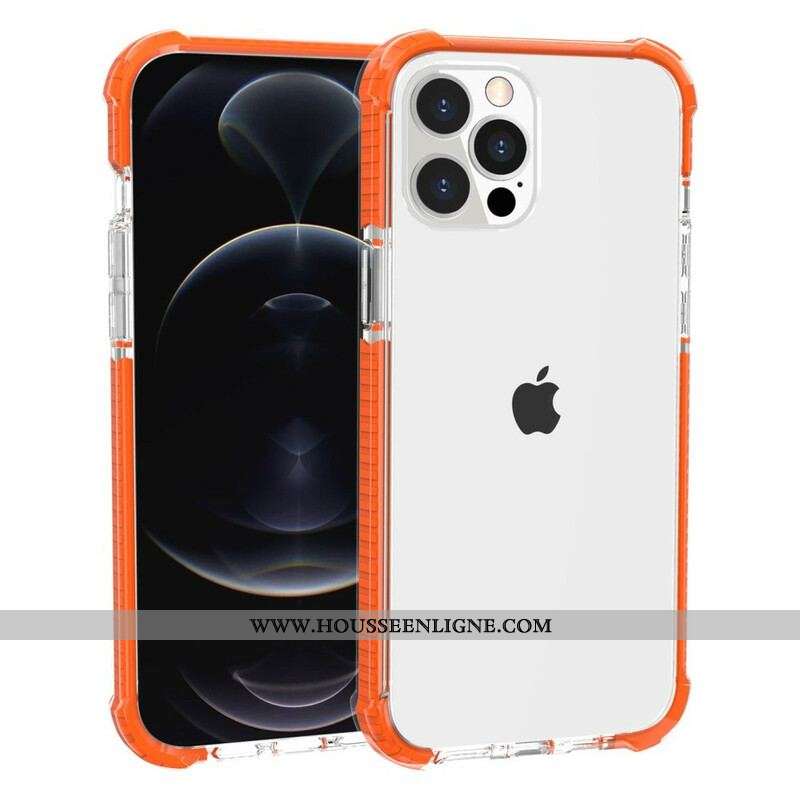 Coque iPhone 13 Pro Transparente Rebords Silicone