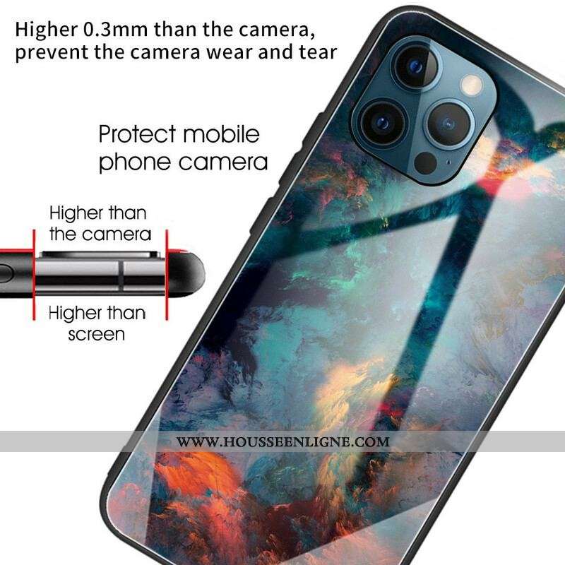 Coque iPhone 13 Pro Verre Trempé Ciel