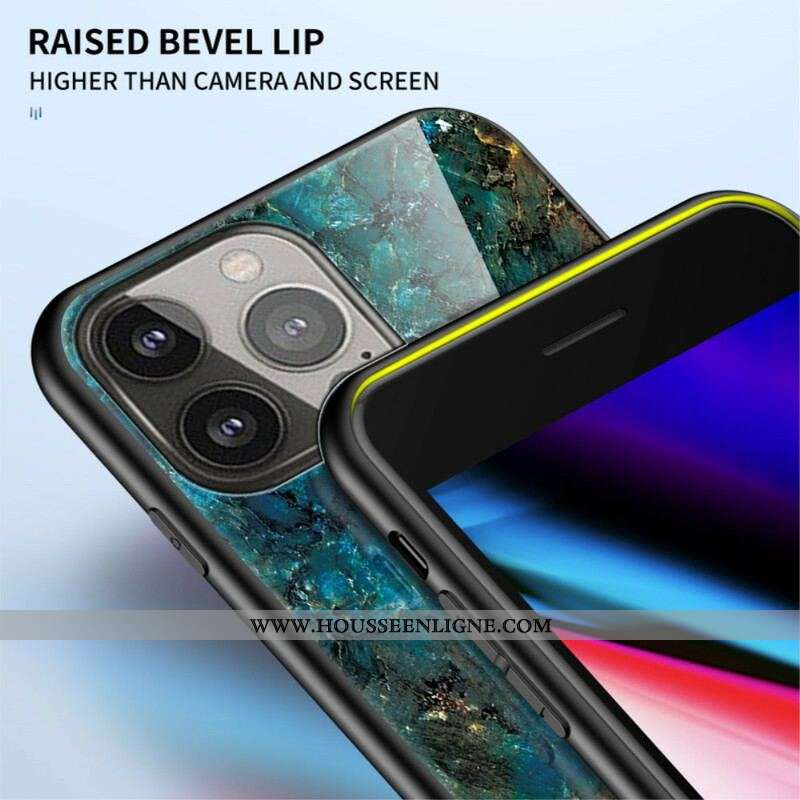 Coque iPhone 13 Pro Verre Trempé Marble Colors