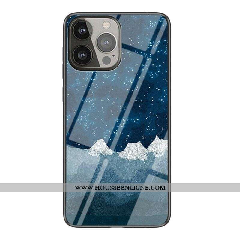 Coque iPhone 13 Pro Verre Trempé Starry Sky