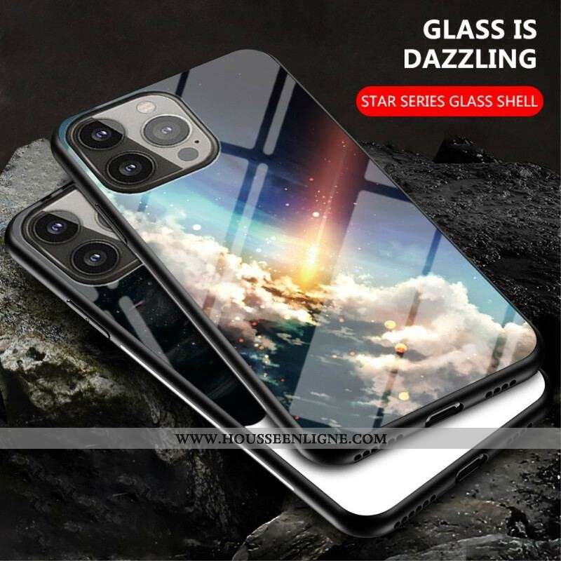 Coque iPhone 13 Pro Verre Trempé Starry Sky