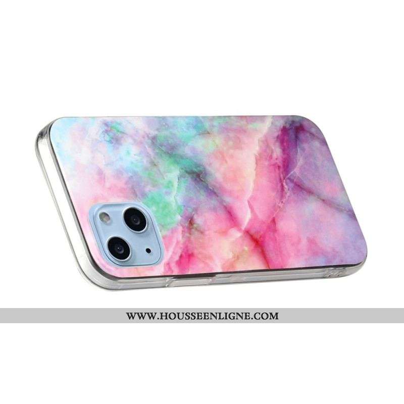 Coque iPhone 14 Déclinaison Marbre