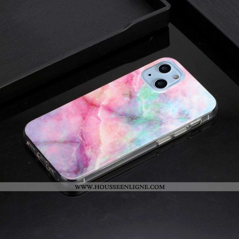 Coque iPhone 14 Déclinaison Marbre