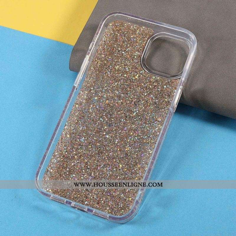 Coque iPhone 14 Plus Paillettes Élégantes