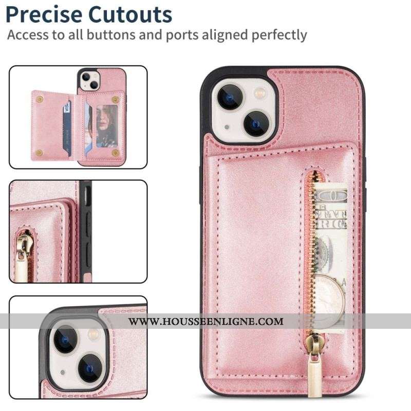 Coque iPhone 14 Plus Porte Cartes / Support / Monnaie