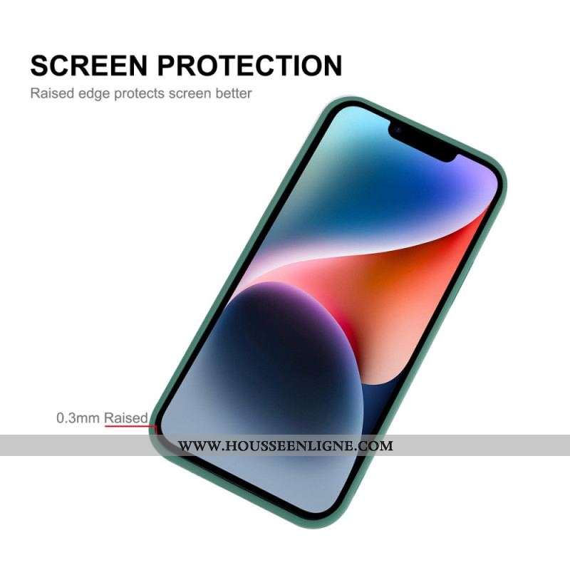 Coque iPhone 14 Plus Silicone Liquide ENKAY