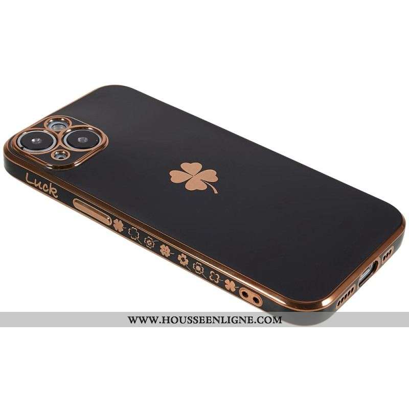 Coque iPhone 14 Plus Trèfle Lucky