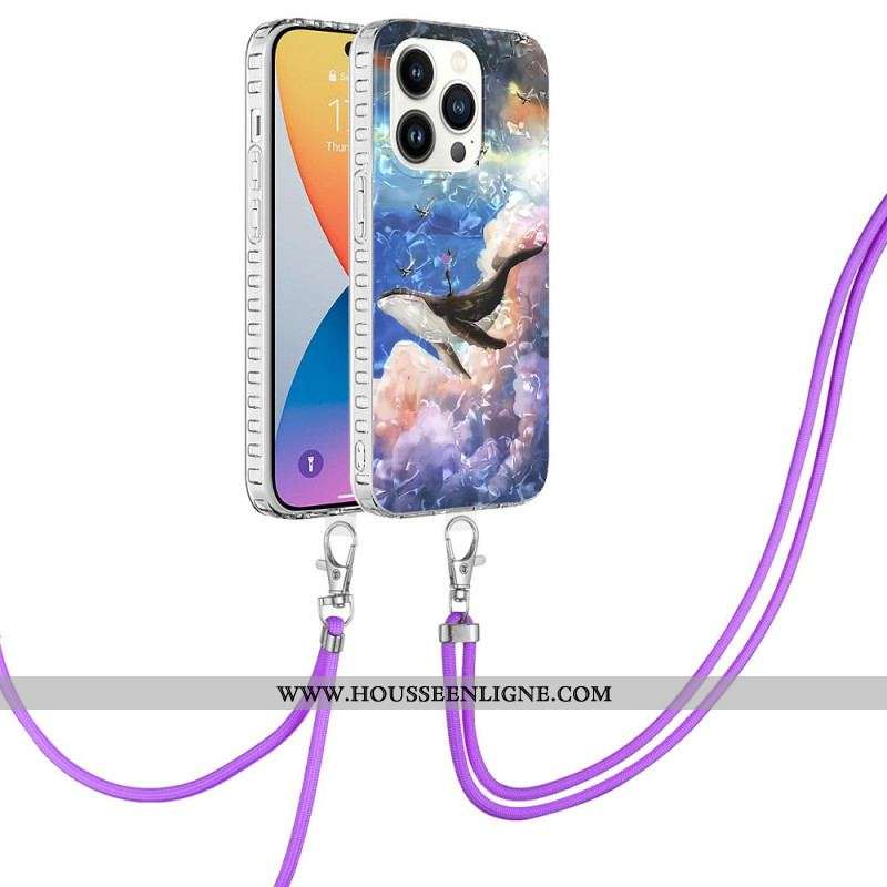 Coque iPhone 14 Pro Baleine Stylée