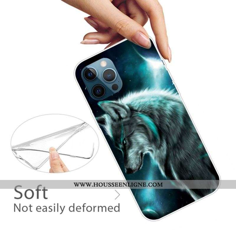 Coque iPhone 14 Pro Déclinaisons Loup