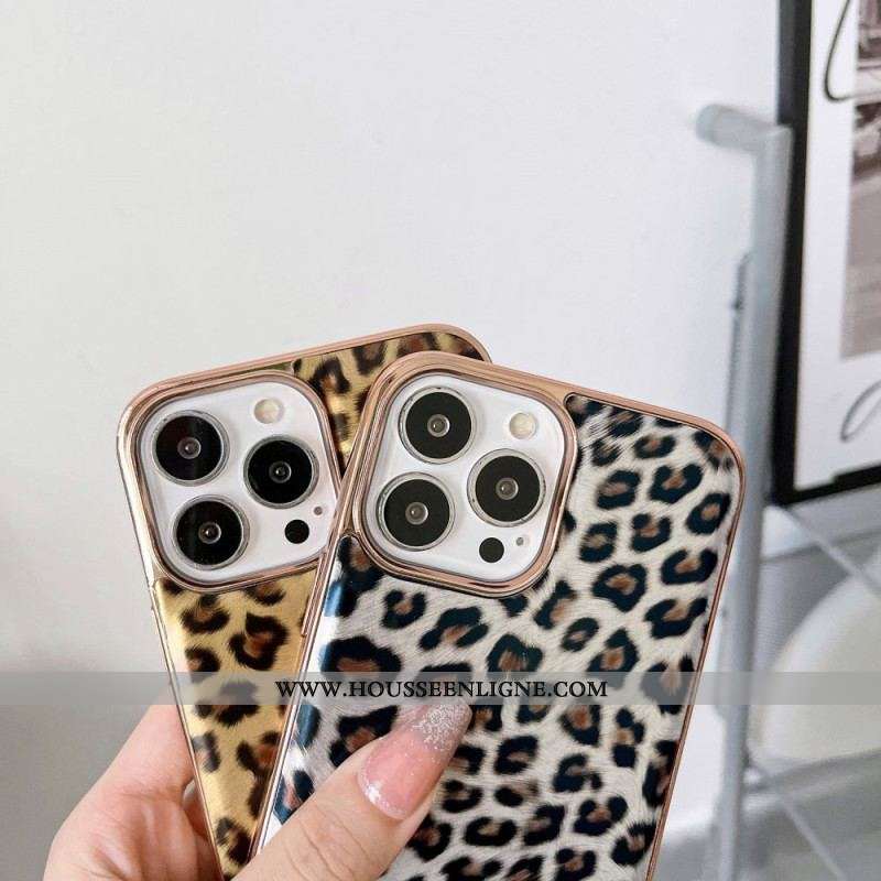 Coque iPhone 14 Pro Léopard