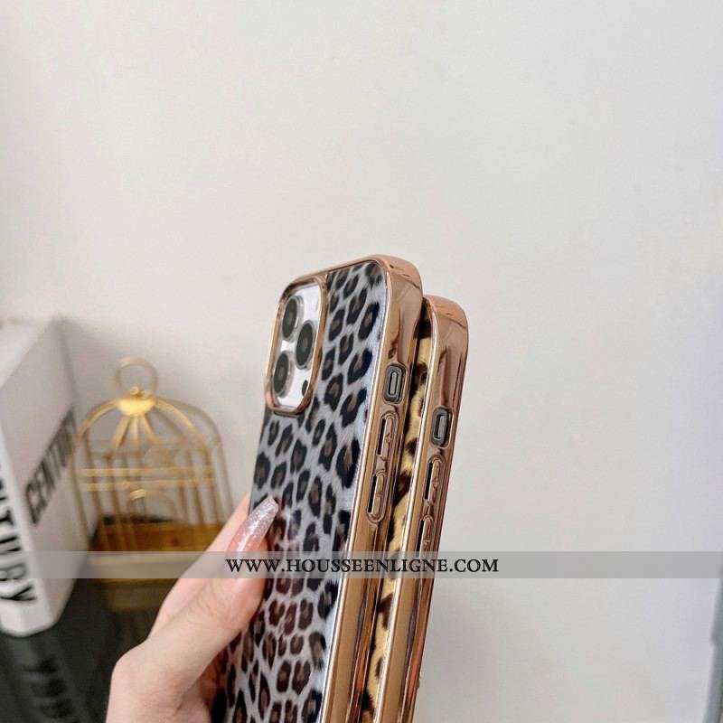 Coque iPhone 14 Pro Léopard