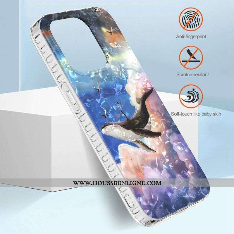 Coque iPhone 14 Pro Max Baleine Stylée