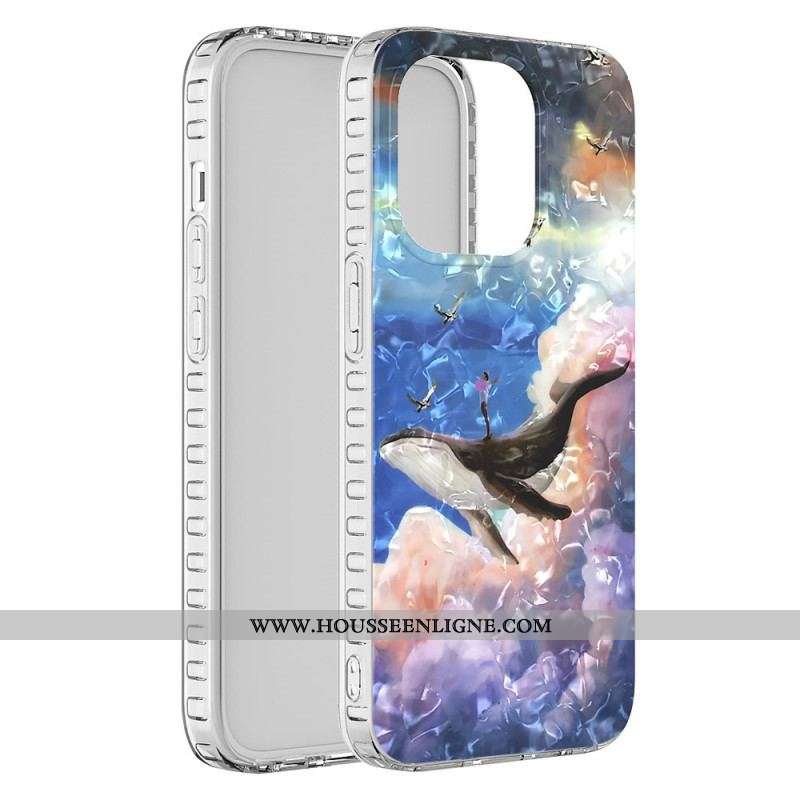 Coque iPhone 14 Pro Max Baleine Stylée