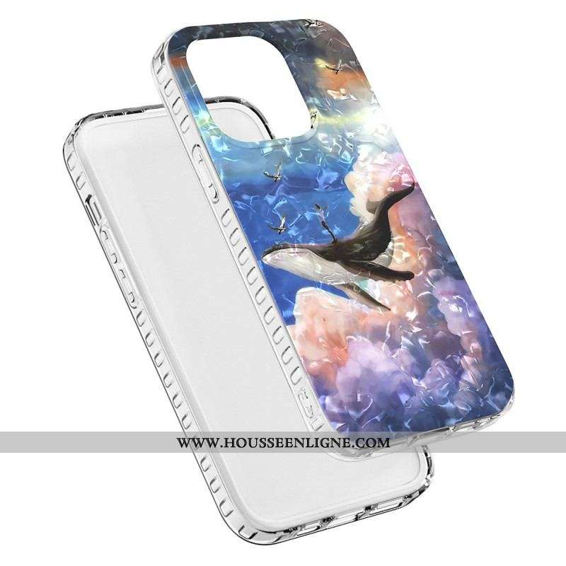 Coque iPhone 14 Pro Max Baleine Stylée