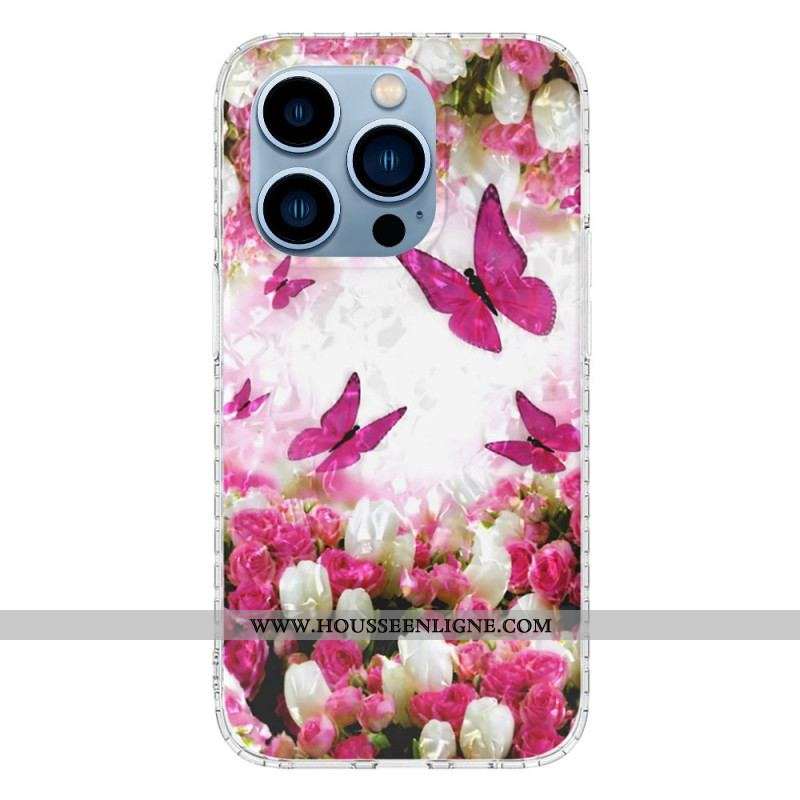 Coque iPhone 14 Pro Max Papillons Stylés