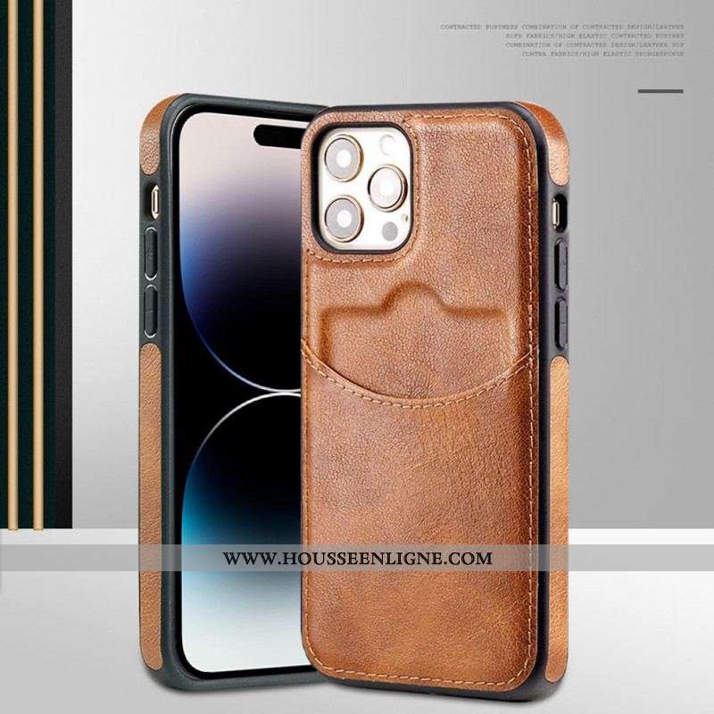 Coque iPhone 14 Pro Max Porte-Carte Business