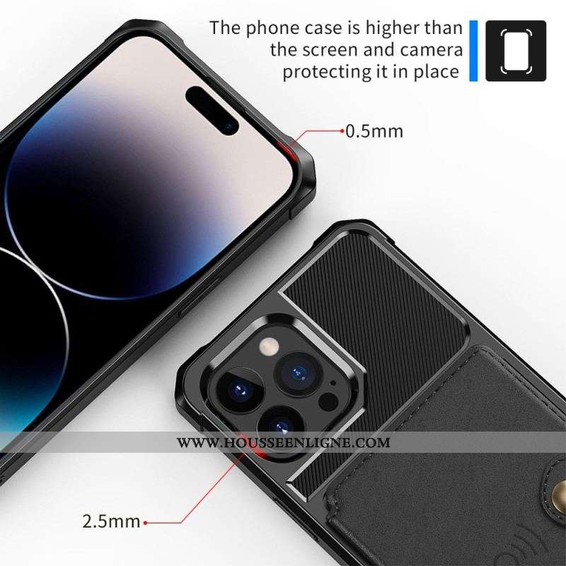 Coque iPhone 14 Pro Max Porte-Cartes Intégré