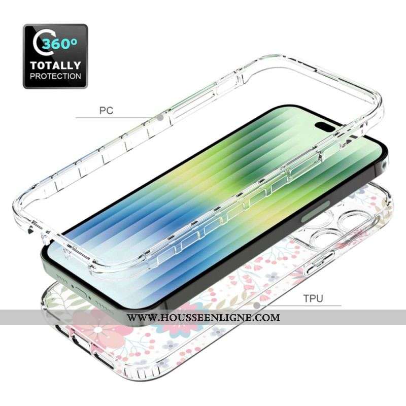 Coque iPhone 14 Pro Max Renforcée Florale