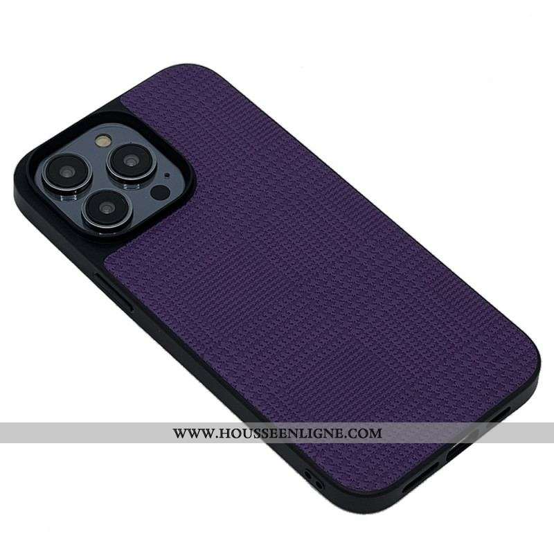 Coque iPhone 14 Pro Max Simili Cuir Croisé