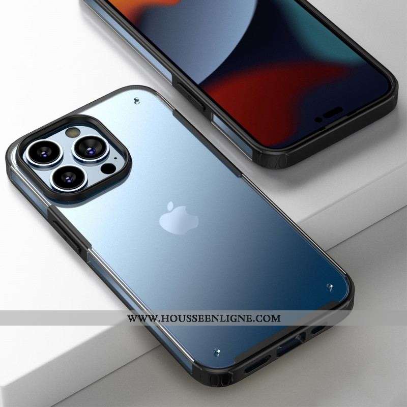 Coque iPhone 14 Pro Max Translucide Rebords Silicone