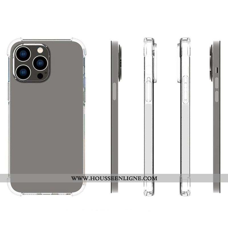 Coque iPhone 14 Pro Max Transparente Coins Renforcés