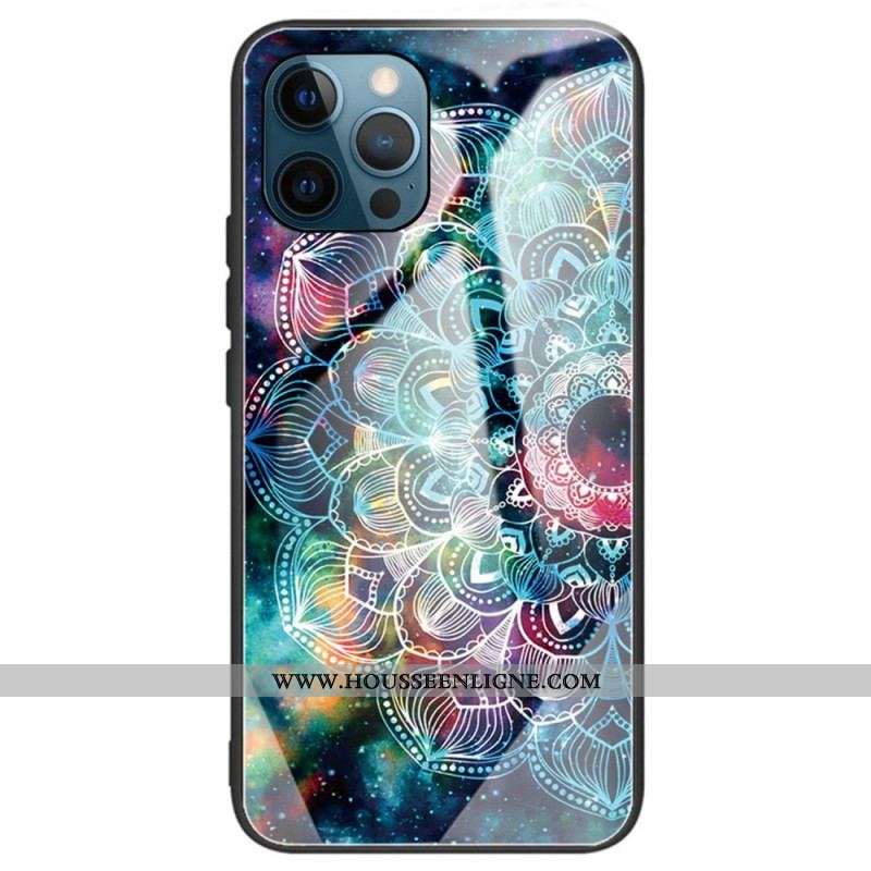 Coque iPhone 14 Pro Max Verre Trempé Mandala