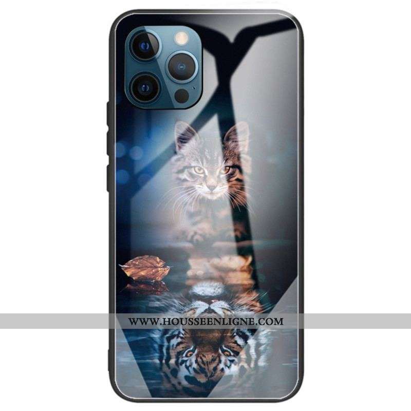 Coque iPhone 14 Pro Max Verre Trempé Rêve de Chaton