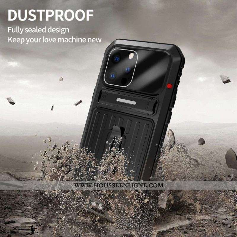 Coque iPhone 14 Pro Max Water Résistant avec Support et Lanières