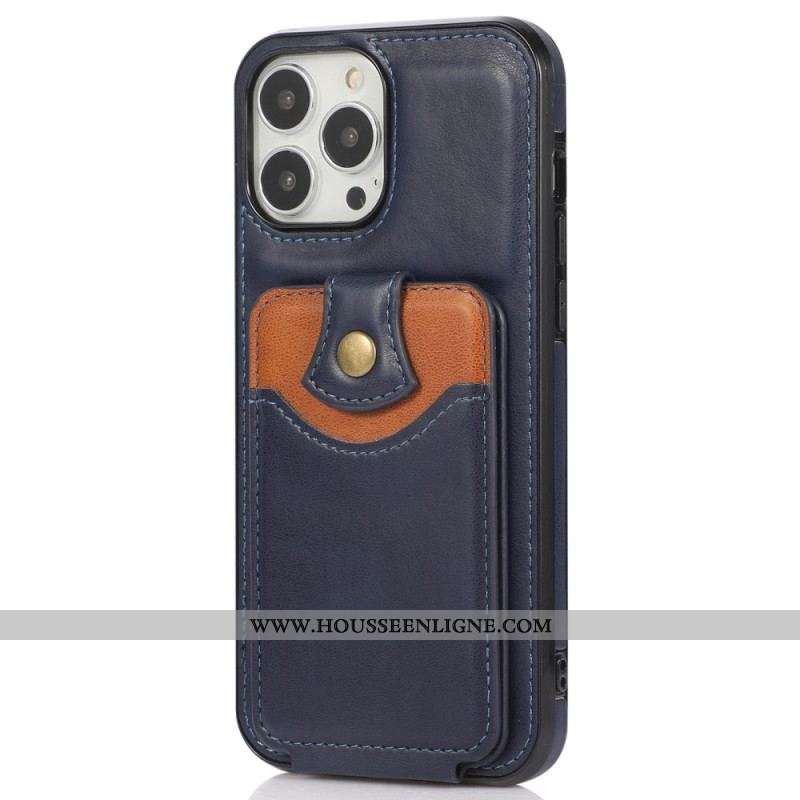 Coque iPhone 14 Pro Porte-Cartes Rabattable